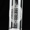 Bong cristal 41cm Mandala Geometric Rojo