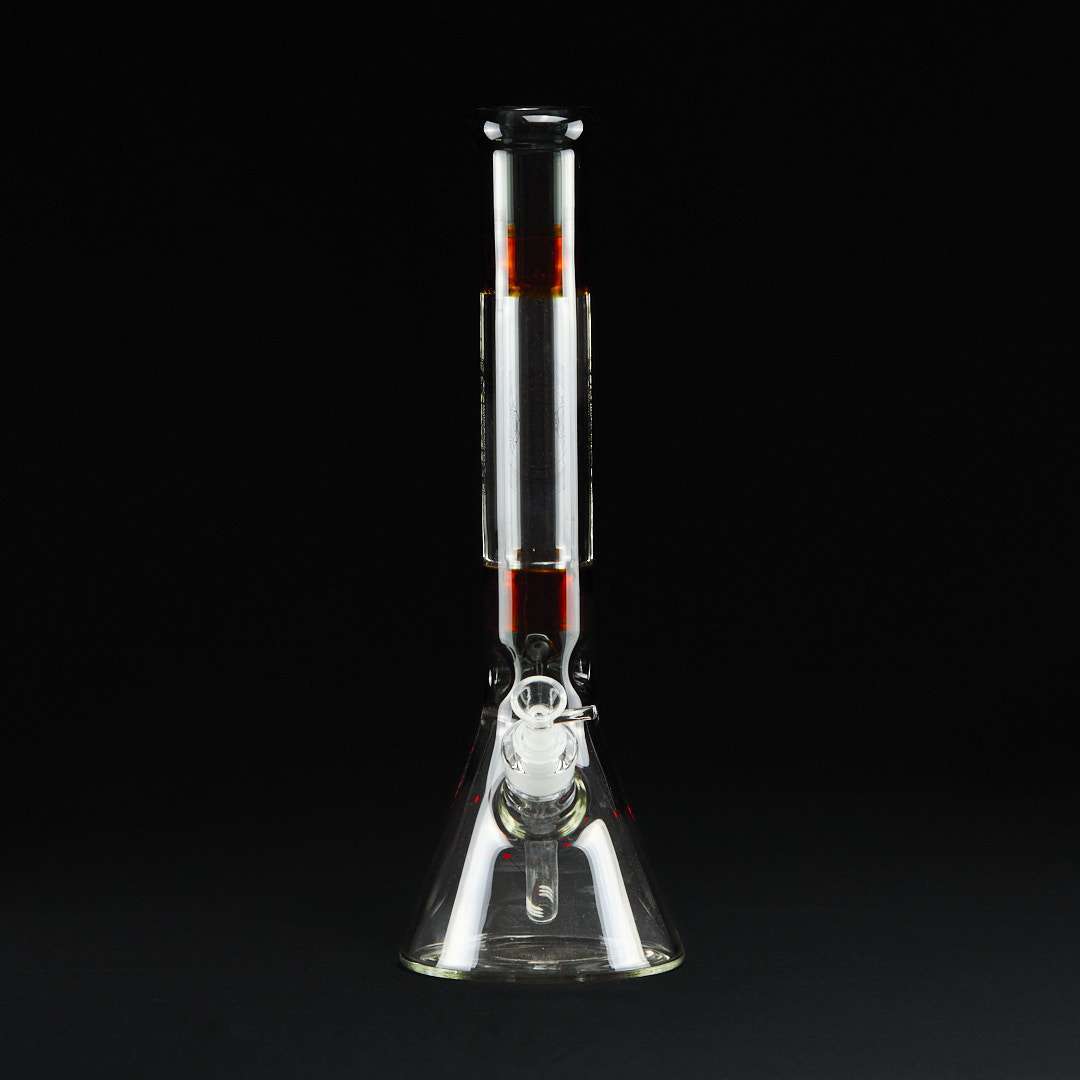 Bong cristal 41cm Mandala Geometric Rojo
