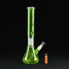 Bong cristal 42cm Amsterdam verde con percolador 8 brazos