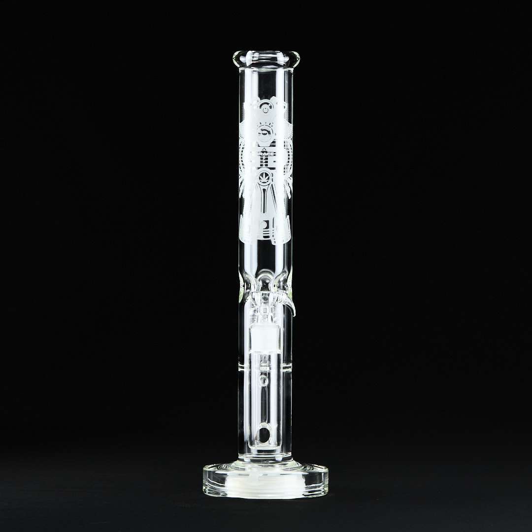 Bong cristal 42cm GraceLab con percolador espiral y con Led Glow - Imagen 3