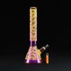 Bong cristal 42 cm Numbers tornasol con transfer fijo