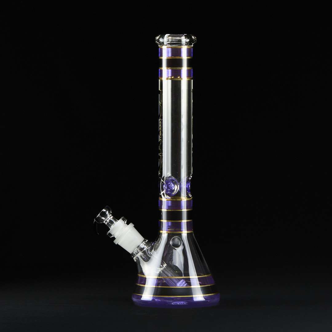 Bong cristal 42cm Stripes con transfer 6 brazos - Imagen 6