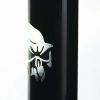 Bong cristal 42 cm negro con calavera