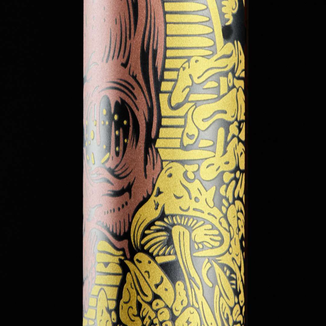 Bong cristal 43cm Calavera geométrica
