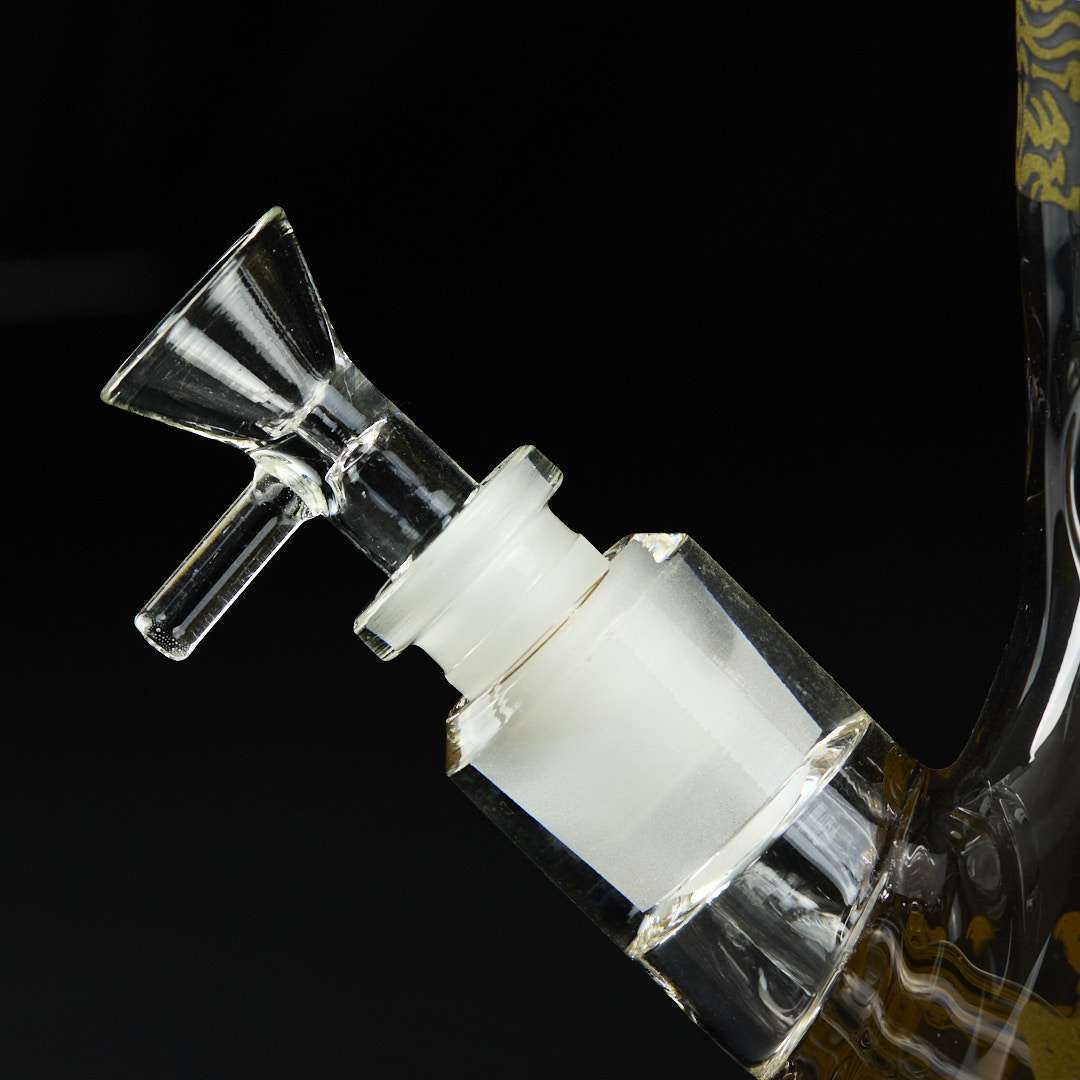Bong cristal 43cm Calavera geométrica