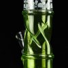 Bong cristal 43cm Copa verde para hielo