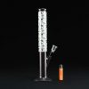 Bong cristal 43cm Geometric Negro recto