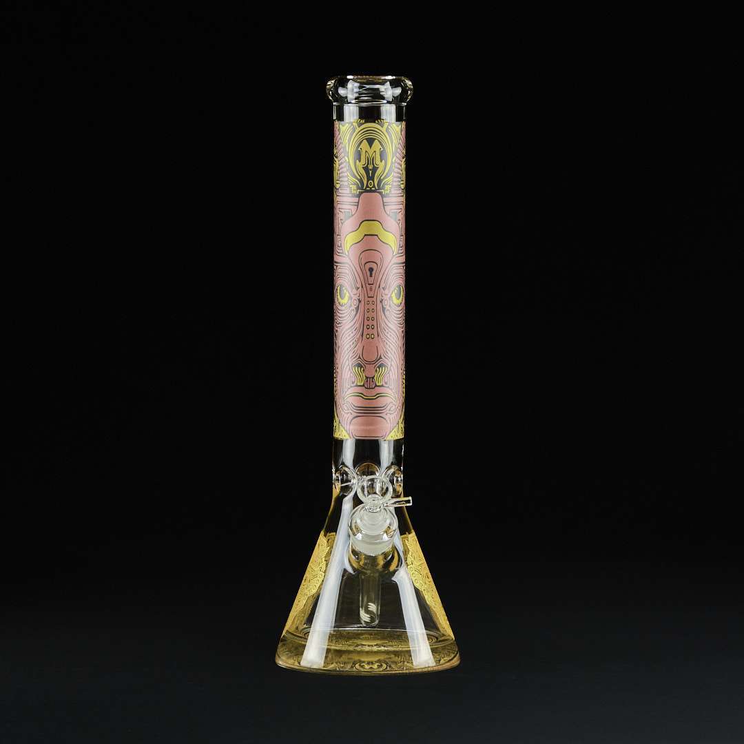 Bong cristal 44cm máscara Geometric - Imagen 3
