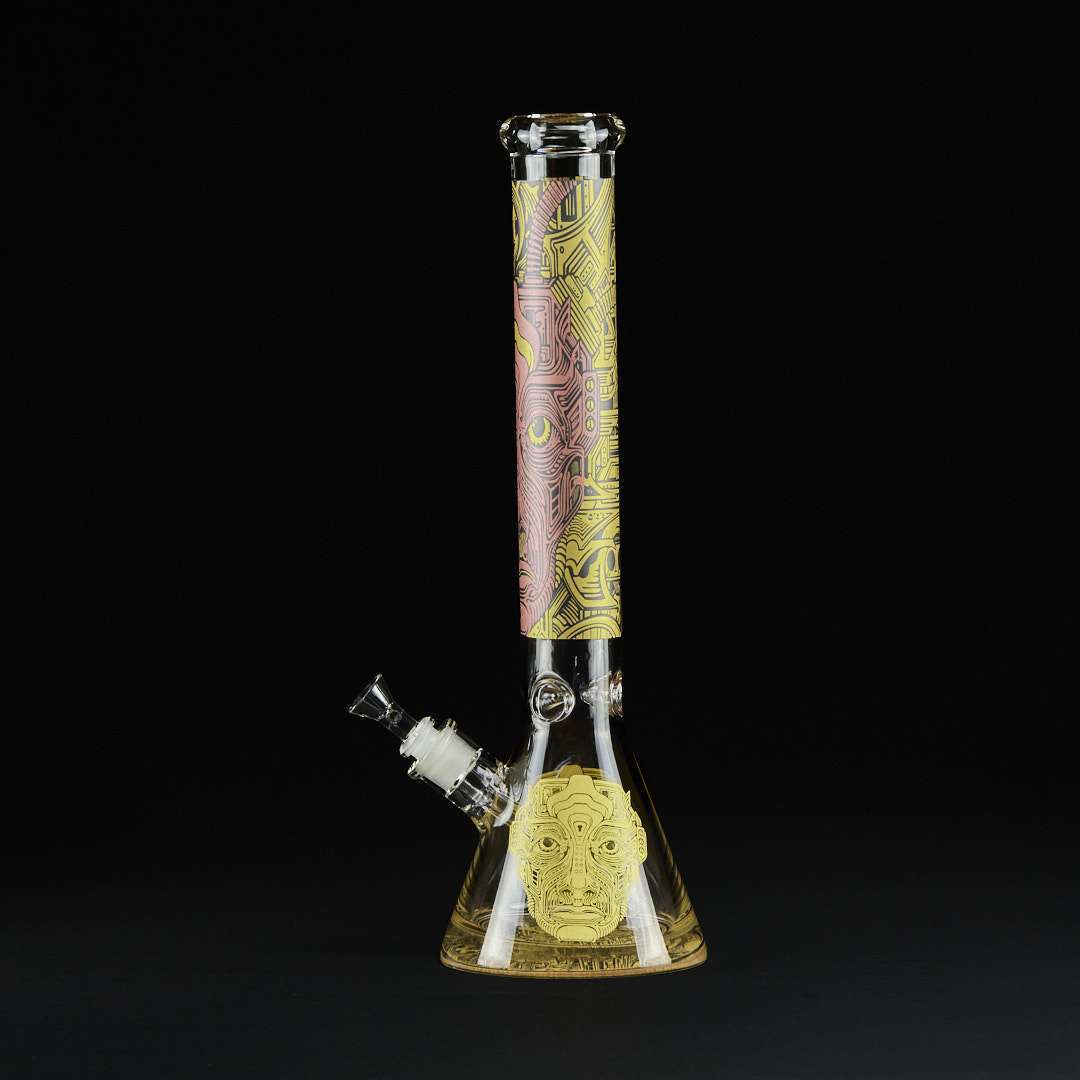 Bong cristal 44cm máscara Geometric - Imagen 5