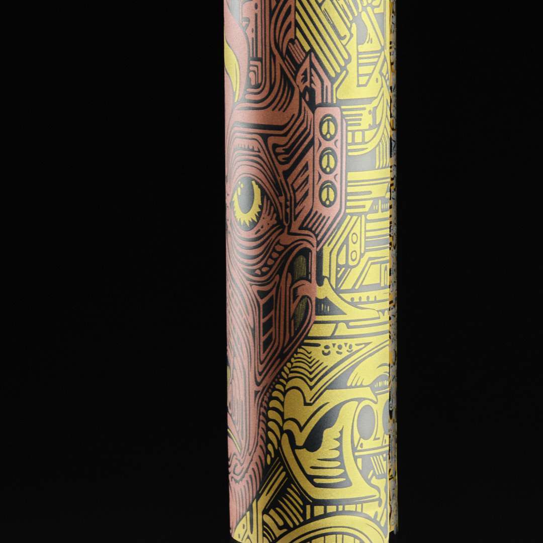 Bong cristal 44cm máscara Geometric - Imagen 8