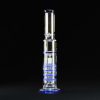 Bong cristal 45cm Tsunami HoneyComb con 4 disco percoladores
