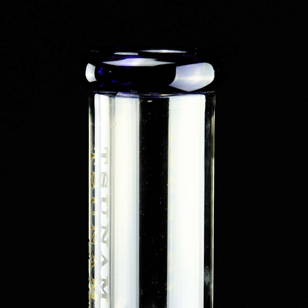 Bong cristal 45cm Tsunami HoneyComb con 4 disco percoladores