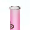 Bong cristal 49cm Grace Rosa Fluor con percolador 6 brazos