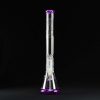 Bong cristal 51 cm Amsterdam perfil morado con percolador 4 brazos