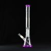 Bong cristal 51 cm Amsterdam perfil morado con percolador 4 brazos