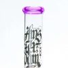 Bong cristal 51 cm Amsterdam perfil morado con percolador 4 brazos
