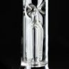 Bong cristal 51 cm Amsterdam perfil morado con percolador 4 brazos