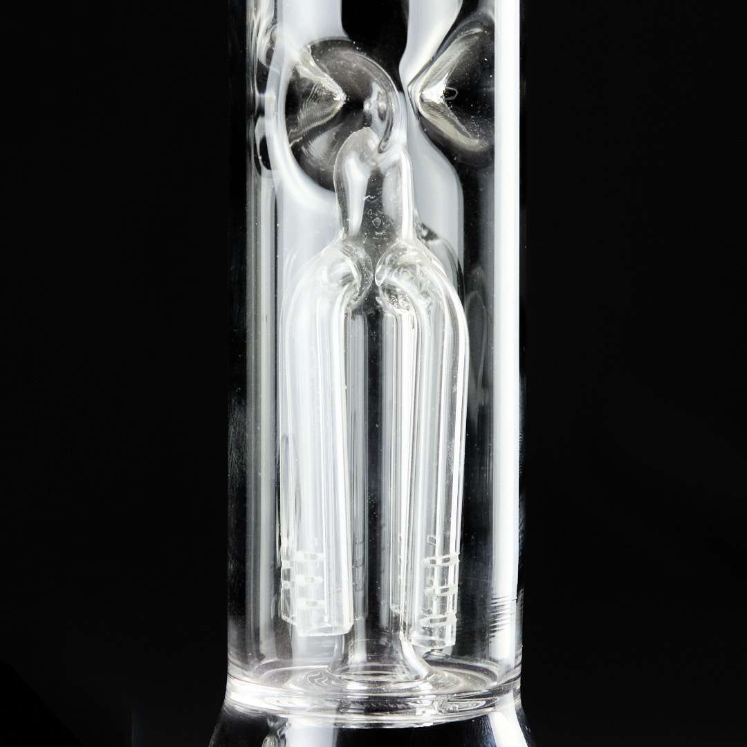 Bong cristal 51 cm Amsterdam perfil morado con percolador 4 brazos - Imagen 7