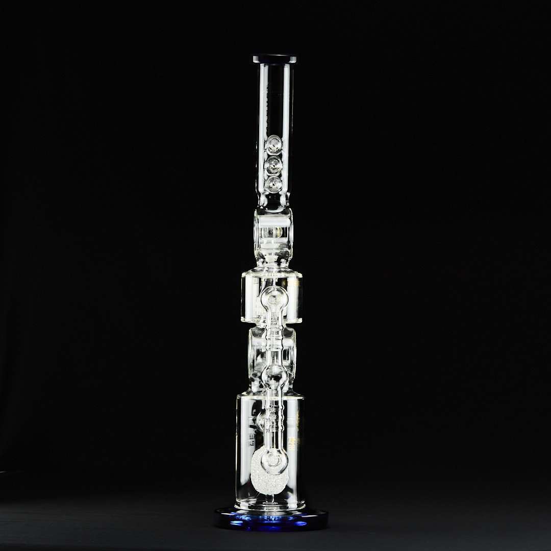 Bong cristal 55 cm Tsunami Donut Azul
