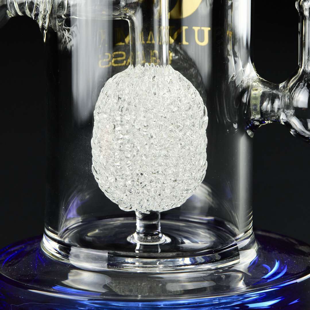 Bong cristal 55 cm Tsunami Donut Azul