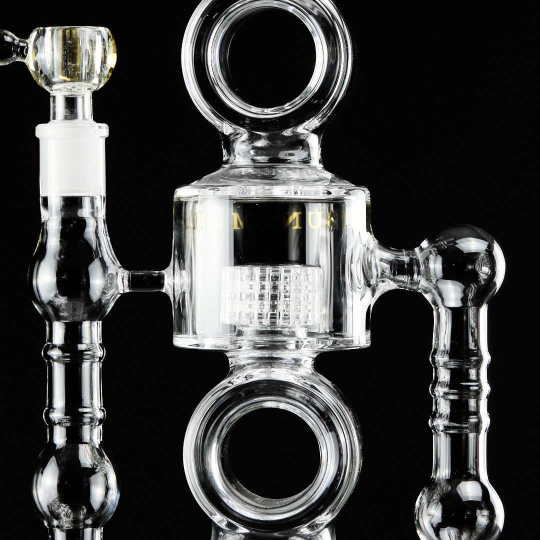 Bong cristal 55 cm Tsunami Donut Azul