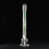 Bong cristal 57cm Grace con doble percolador y cilindro verde