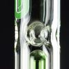 Bong cristal 57cm Grace con doble percolador y cilindro verde