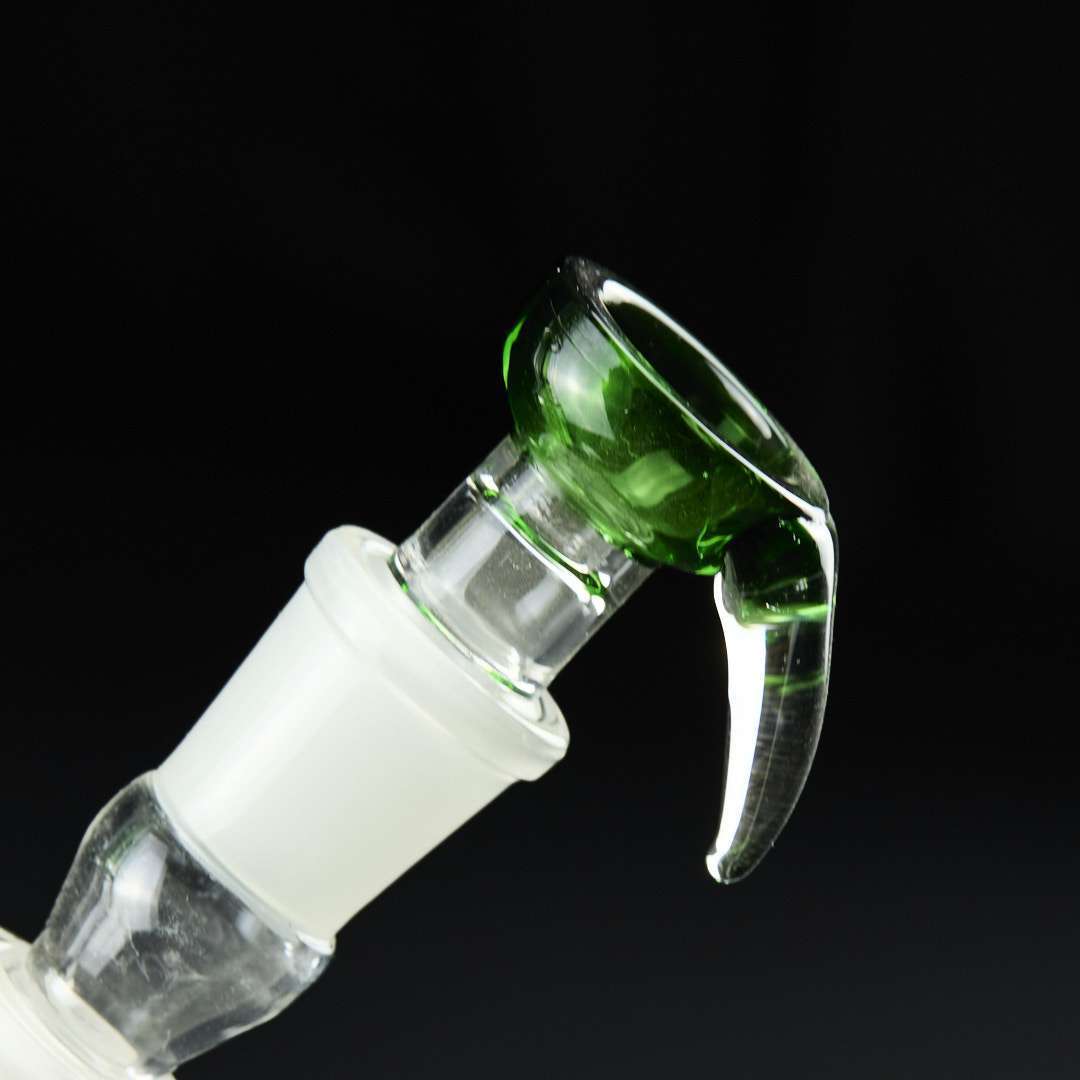 Bong cristal 57cm Grace con doble percolador y cilindro verde - Imagen 8