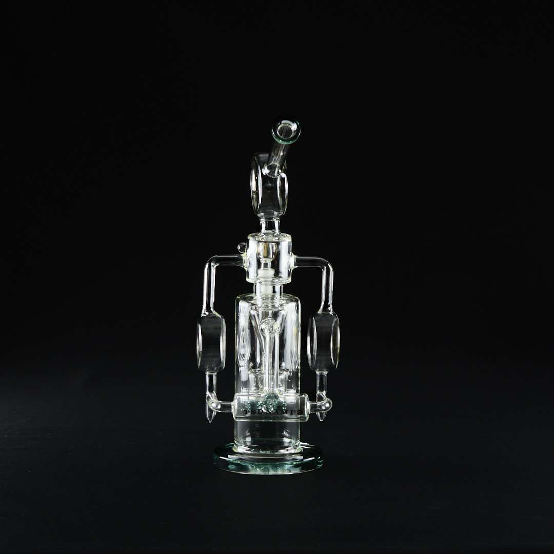 Bong cristal Tsunami 45cm ShowerHead Bullet Ball