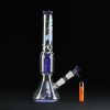 Bong cristal 35cm Amsterdam con percolador 3 brazos
