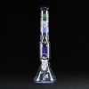 Bong cristal 35cm Amsterdam con percolador 3 brazos