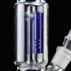 Bong cristal 35cm Amsterdam con percolador 3 brazos