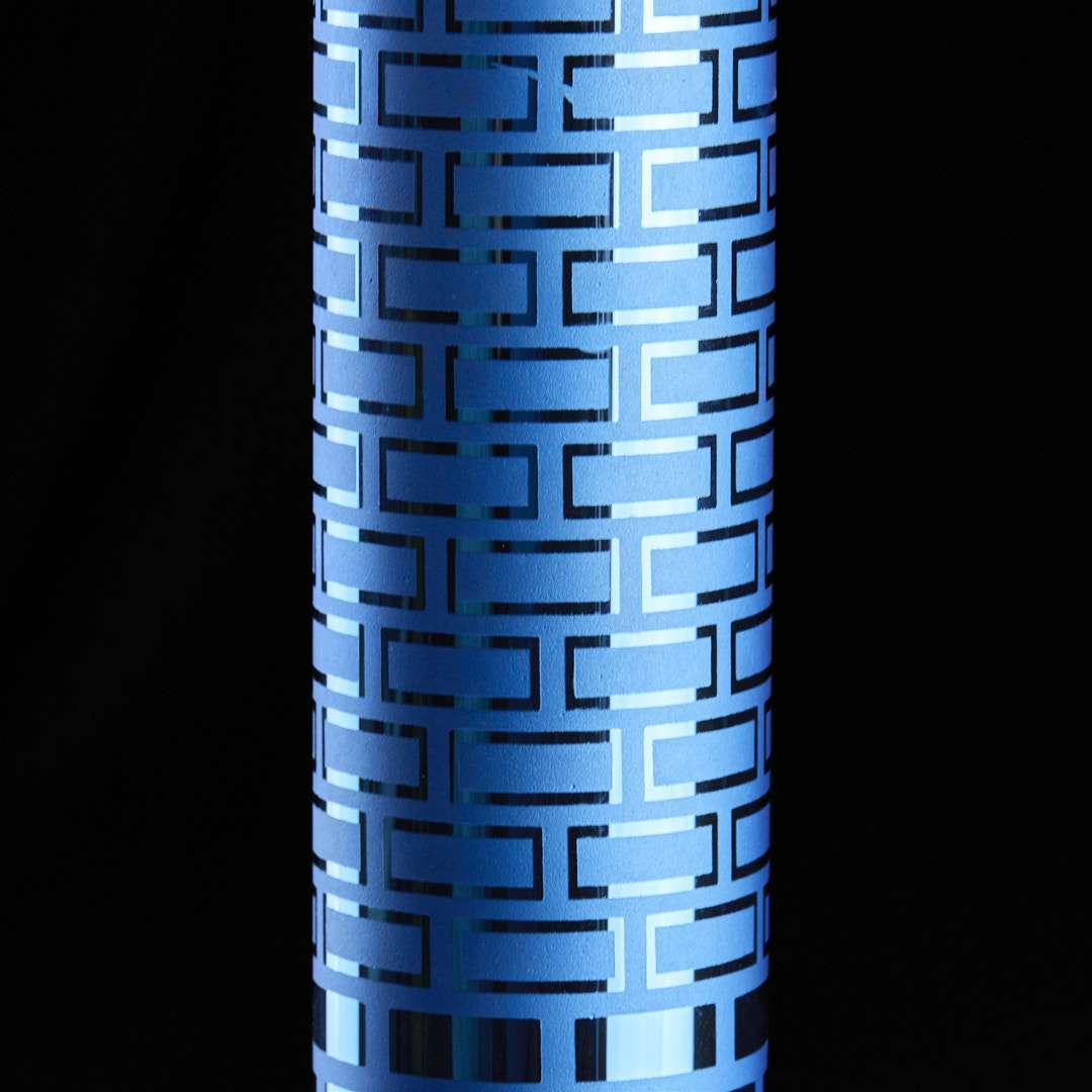 Bong de cristal 40cm Electro Coat azul - Imagen 6