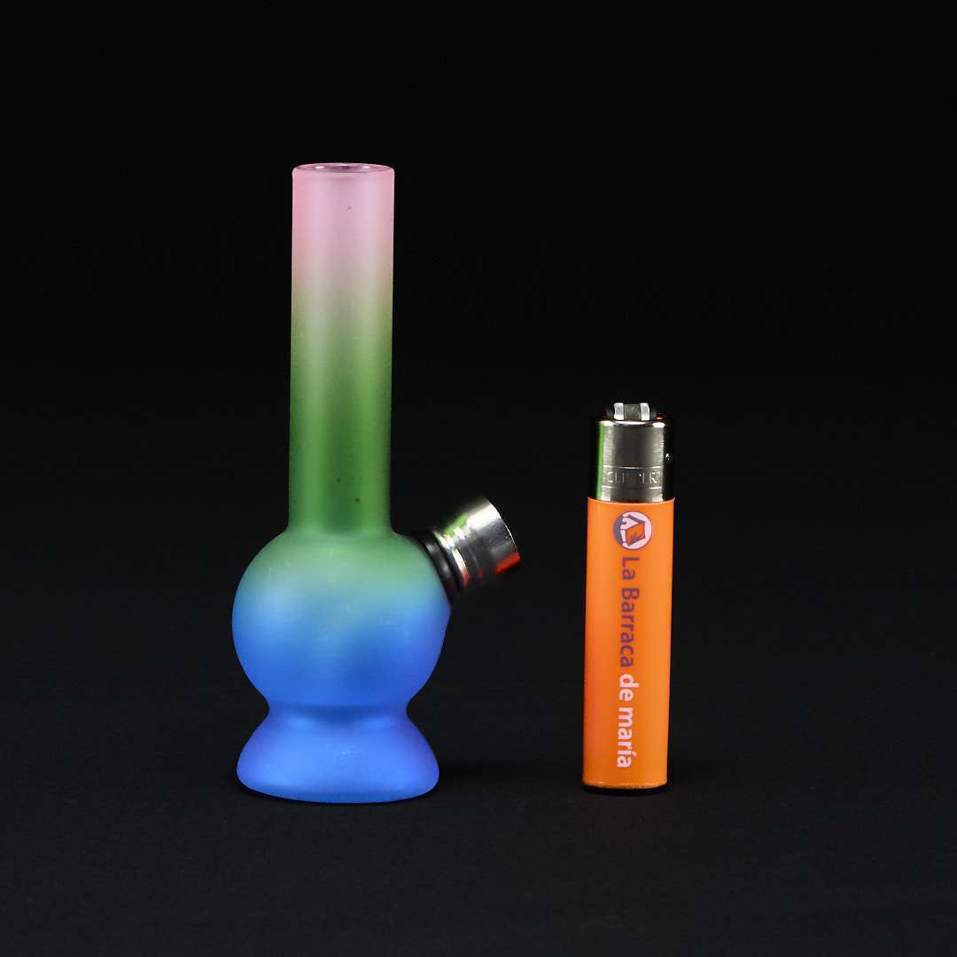 Bong de cristal 12cm Frosty - Recto