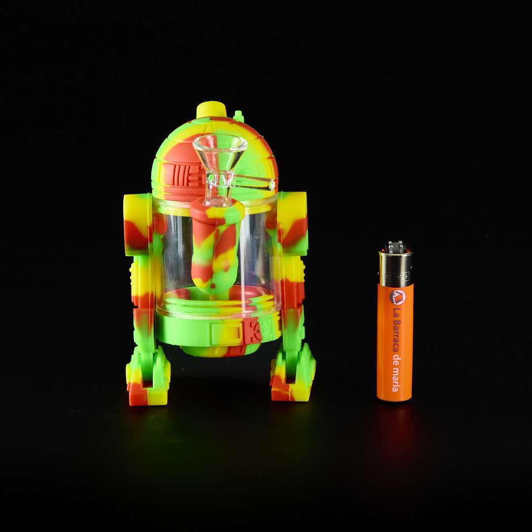 Bong de silicona 14cm R2D2 de Star Wars