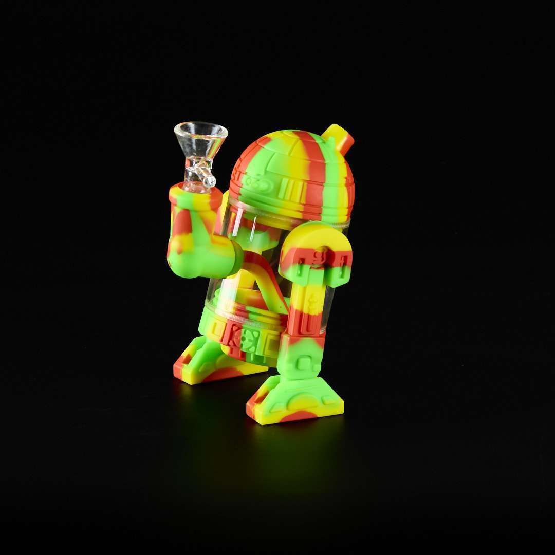 Bong de silicona 14cm R2D2 de Star Wars