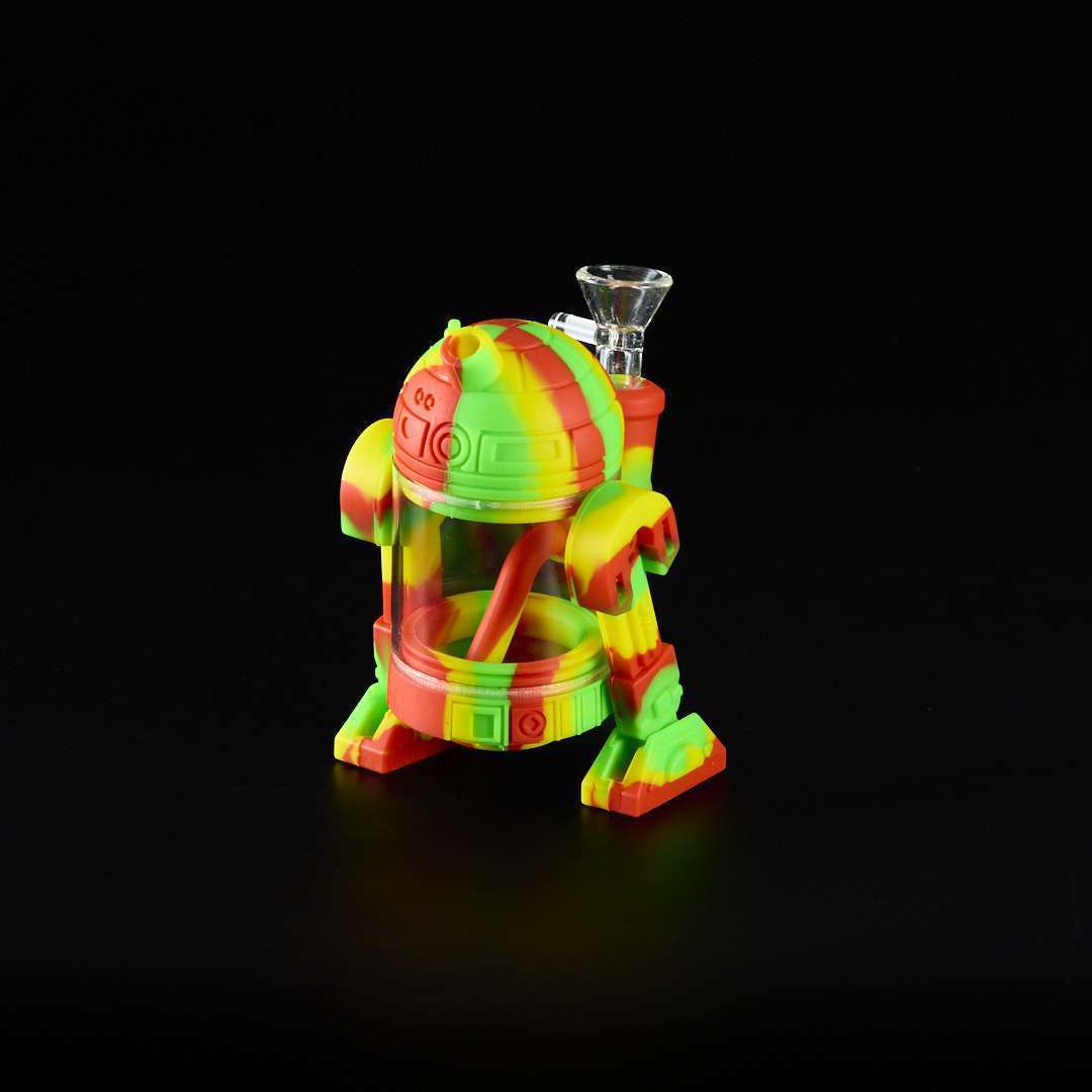 Bong de silicona 14cm R2D2 de Star Wars
