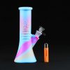 Bong de silicona 24cm Cónico Light Blue and Pink