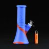 Bong de silicona 24cm Cónico Red and Blue