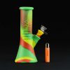 Bong de silicona 24cm Cónico Red and Green