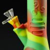 Bong de silicona 24cm Cónico Red and Green