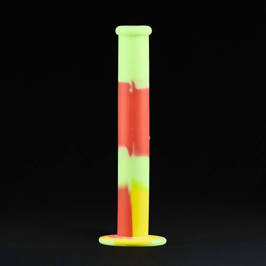 Bong de silicona 36cm Colores con cazoleta de cristal
