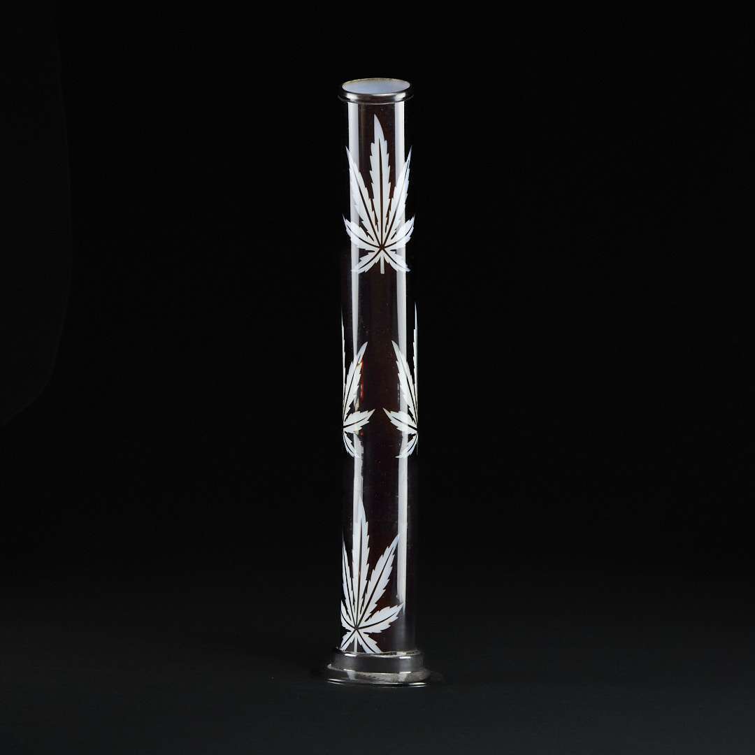 Bong metacrilato 40 cm Black Leaf
