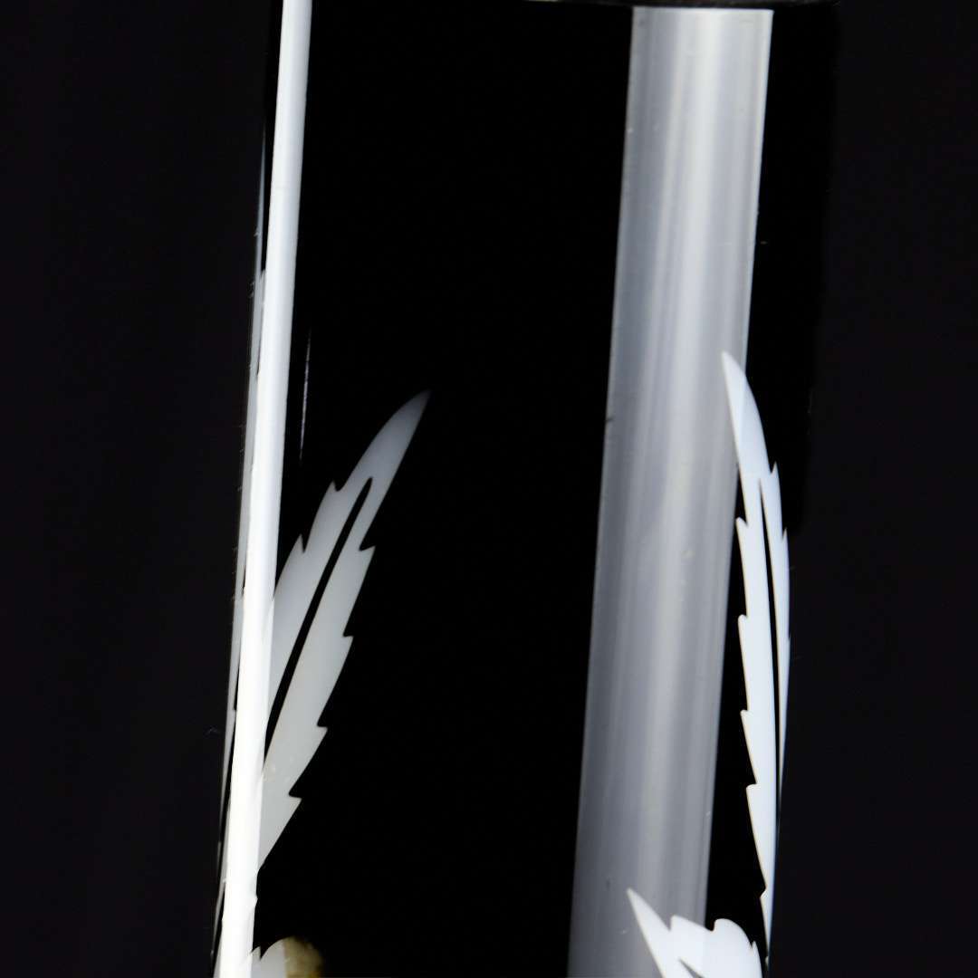 Bong metacrilato 40 cm Black Leaf