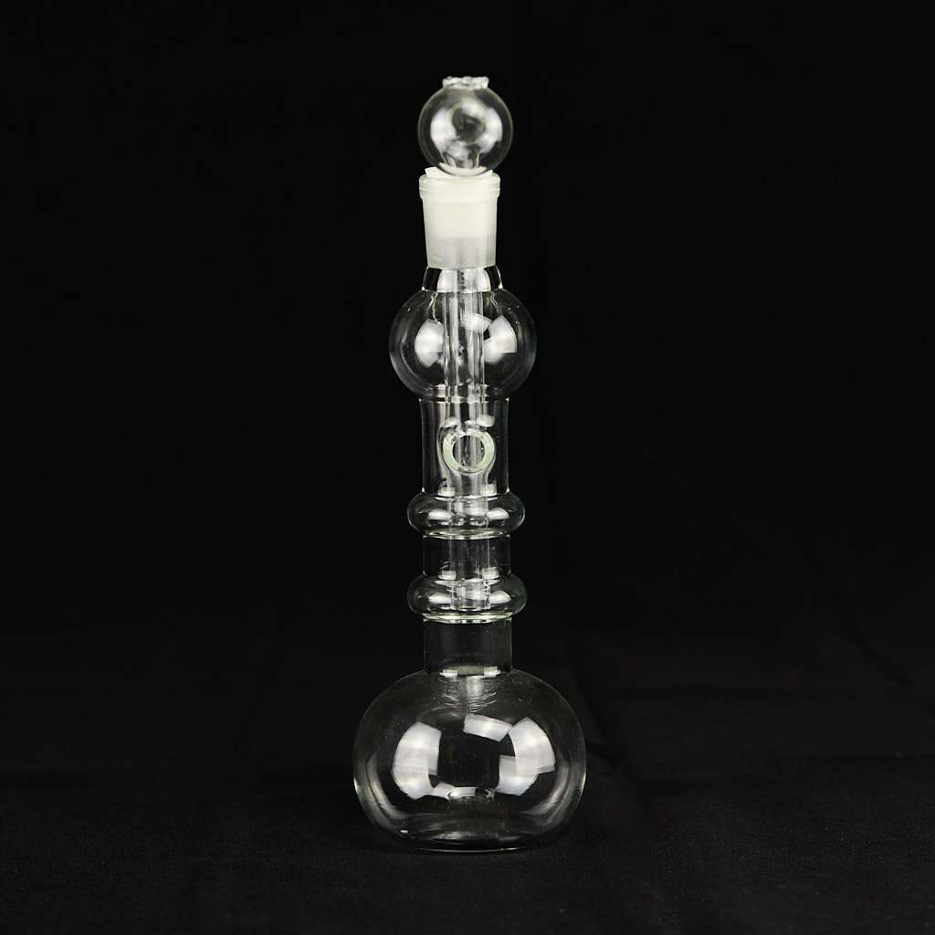 Pipa 19cm agua adaptador cristal
