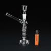 Pipa cristal 20.5 cm Bubble para agua con anillos