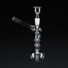 Pipa cristal 20.5 cm Bubble para agua con anillos