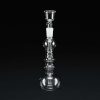 Pipa cristal 20.5 cm Bubble para agua con anillos