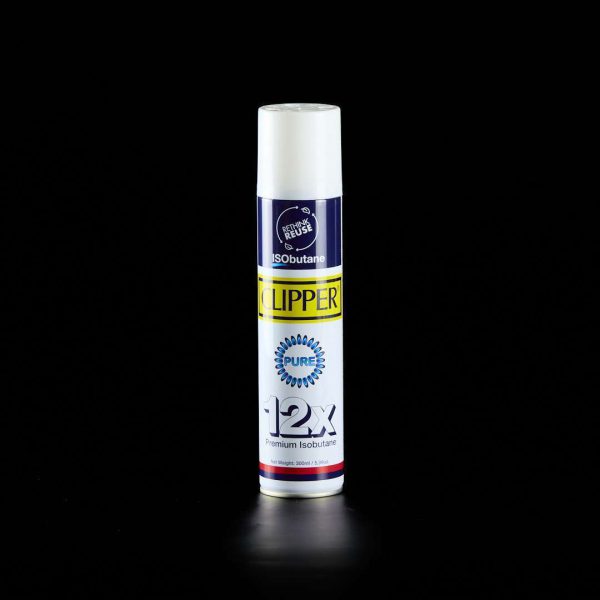 Gas 12 refinados - 100% Isobutano para mecheros Clipper - 300 ml