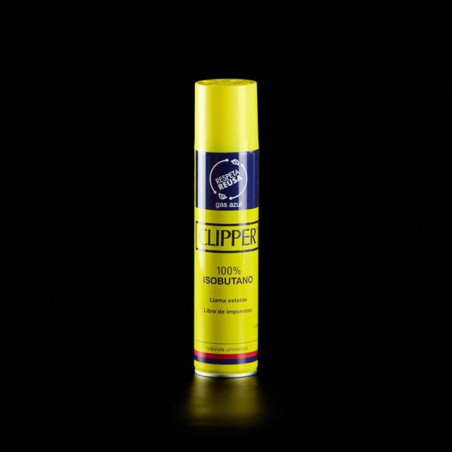 Gas azul 100% Isobutano para mecheros Clipper